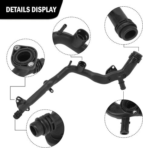 Engine Coolant Radiator Pipe Water Hose for S4 S5 Q7 3.0T 2008-2012 Touareg 2013-2018 06E121045Q 06E121045AE 06E121045BA 06E121045BD Radiator Coolant Y-Pipe in Saudi Arabia
