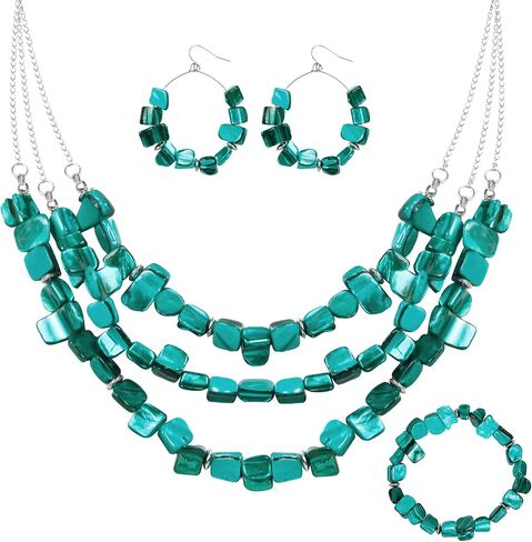 مجموعات مجوهرات الأزياء للنساء سوار Neacklace و Mostring in Kuwait