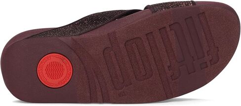 FITFLOP للسيدات LULU-STRELLED-SHIMMER CROSS SLIDES WEDGE SANDAL in Kuwait