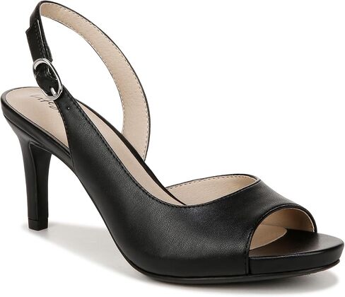 LifeStride Women's Teller 2 Slingback Peep Toe Pumps Heeled Sandal in Saudi Arabia