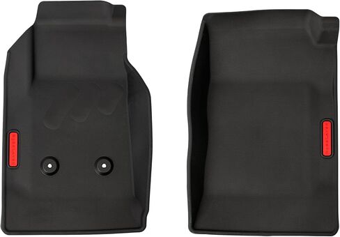 BaseLayer Floor Mats for Chevy Colorado/GMC Canyon (2015-2022) Crew Cab – Made in USA – Premium All-Weather Mats – Front and Rear (Gray Logo) in Kuwait