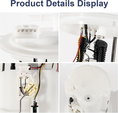 Electric Fuel Pump Module Assembly Compatible with 2007-2012 Nissan Sentra L4 2.0L 2.5L GAS Replace E8752M P76492M FG1958 VANBOL0157 with Sending Unit O-ring in Saudi Arabia