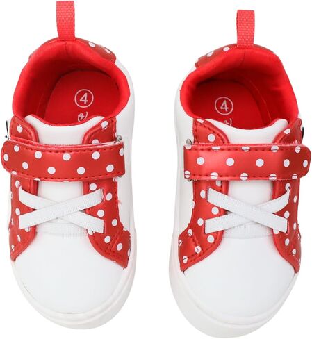 Disney Infant Sneakers - Winnie The Pooh and Minnie Mouse Baby Court Sneakers with a Hook and Loop Closure in Saudi Arabia