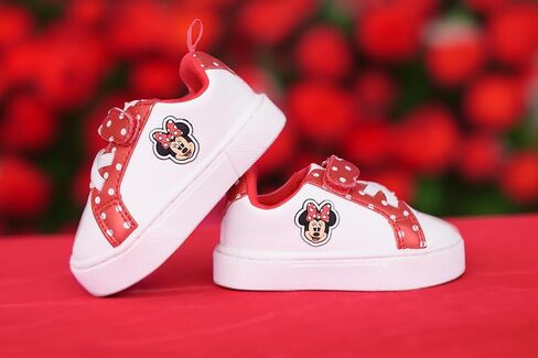Disney Infant Sneakers - Winnie The Pooh and Minnie Mouse Baby Court Sneakers with a Hook and Loop Closure in Saudi Arabia