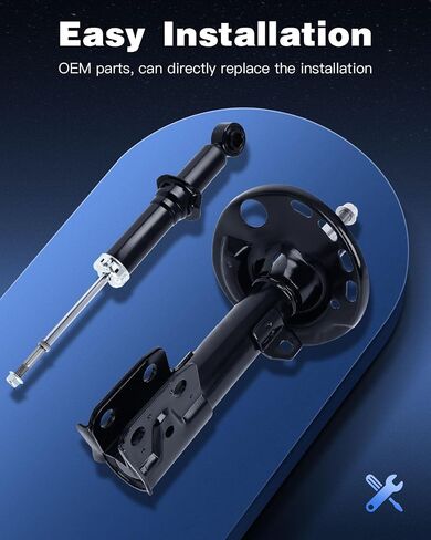 ECCPP Shocks Struts Front Rear Shocks Absorbers Struts for 2014-2018 for Toyota Corolla 3340048 72990 3340047 72989 3410014 72991-4pcs shocks in Saudi Arabia