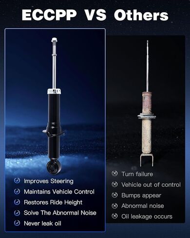 ECCPP Shocks Struts Front Rear Shocks Absorbers Struts for 2014-2018 for Toyota Corolla 3340048 72990 3340047 72989 3410014 72991-4pcs shocks in Saudi Arabia