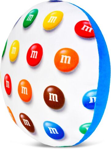 IScream M & M's 10.75 "Mini Round Plush Fleece Double Side Plowsh ، Red in Saudi Arabia