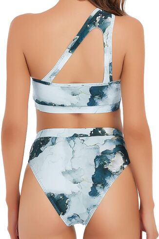 Edelqual Womens High Pherced Bikini مجموعات من قطعتين بدلة السباحة البطن التحكم المتواضع للسباحات Sexy Swimswear 2025 in Kuwait