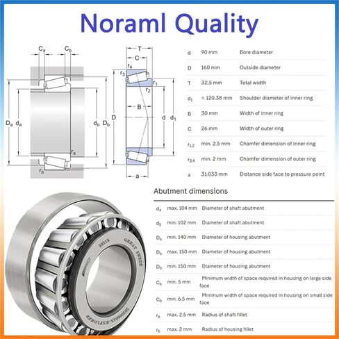 1Pcs Bearing 32928X 33117 30313 32311B 30218 Tapering Bearing(30218P5) in Kuwait