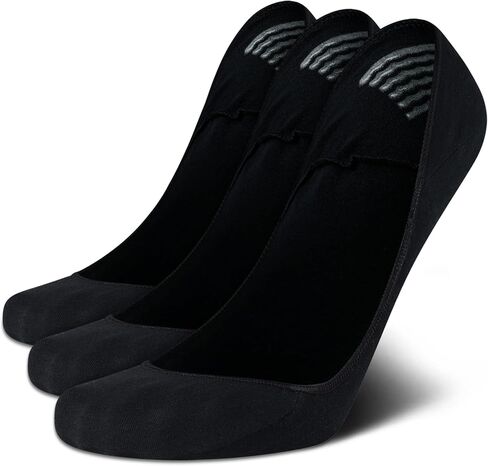 Calvin Klein Men's No Show Socks - 3 Pack Soft Cotton Blend Invisible Liners Loafer Socks for Men with Heel Grip (Size 7-12) in Saudi Arabia