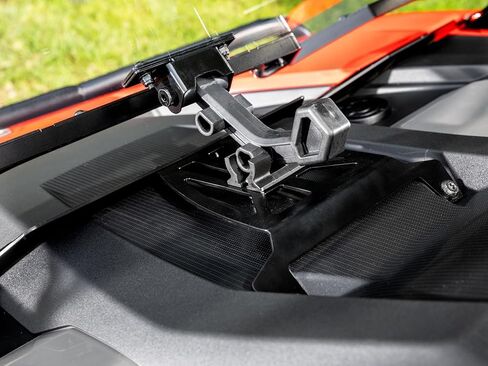 SuperATV Scratch Resistant 3-in-1 Flip Windshield for 2024+ Polaris RZR XP, Open, Vented Or Fully Closed, 1/4" Polycarbonate 250x Stronger than Glass, USA Made in Saudi Arabia