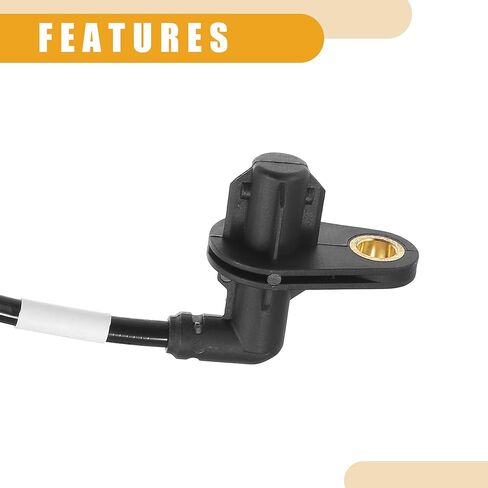 ABS Sensor No.598101W000 - Car Front Left ABS Wheel Speed Sensor - for Kia Rio 2012-2017 ABS Metal Black - 1 Pc in Kuwait