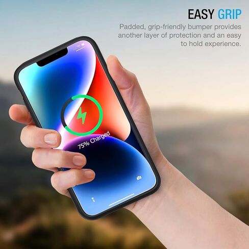 Battery Case for iPhone 15 Pro, Full Encircle 10000mAh High Capacity Rechargeable Portable Charger Case Extended Battery Pack for iPhone 15 Pro(6.1 inch) Wireless Charging Case with Carplay-Black in Kuwait