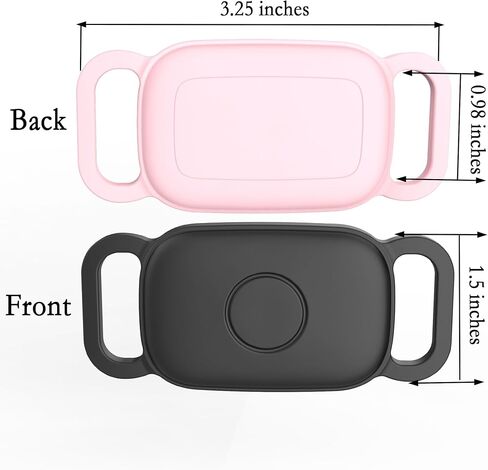 [2 حزمة] حامل طوق الكلاب لـ Tile Pro 2024 Tracker ، علبة السيليكون المقاومة للماء لـ Tile Life360 Pro ، مكتشف الغطاء المرن الخدش المرن لملحقات قلادة القط (الأزرق/الوردي) in Kuwait