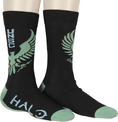 BioWorld Halo Men Men United Space Command Master 117 2-pack 2-pack mid-calf video game crew socks in Saudi Arabia
