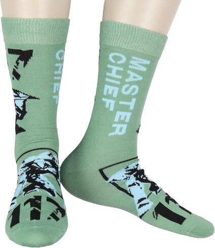 BioWorld Halo Men Men United Space Command Master 117 2-pack 2-pack mid-calf video game crew socks in Saudi Arabia