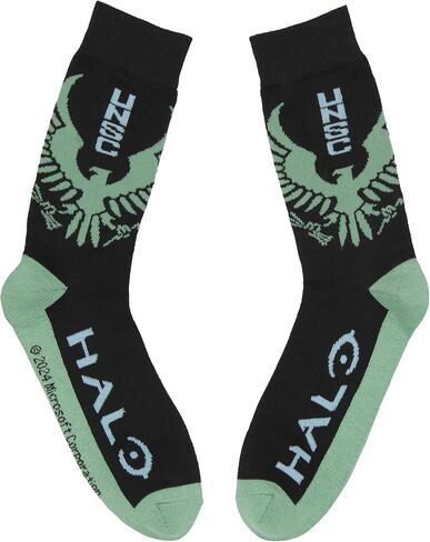 BioWorld Halo Men Men United Space Command Master 117 2-pack 2-pack mid-calf video game crew socks in Saudi Arabia