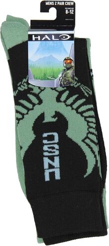 BioWorld Halo Men Men United Space Command Master 117 2-pack 2-pack mid-calf video game crew socks in Saudi Arabia