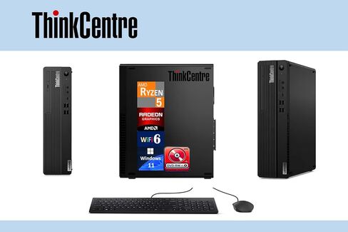 Lenovo ThinkCentre M75s Home & Business Desktop (AMD Ryzen 5 PRO 4650G 6-Core, 32GB RAM, 512GB PCIe SSD, AMD Radeon, WiFi 6, BT 5.2, Bluetooth, Win11P) w/Hub in Saudi Arabia