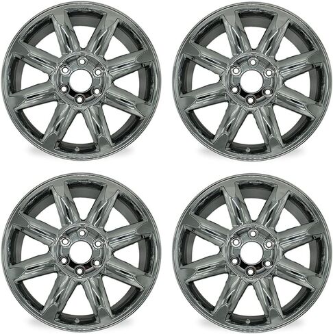 New 20x8.5 Inch 20" Alloy Wheel for 2007–2014 GMC Sierra Denali, Yukon XL 1500 | OEM Design Replacement | Chrome Finish | Set of Front or Rear Replacement Car | Direct Fit - OE Stock Specs | 5304 in Saudi Arabia