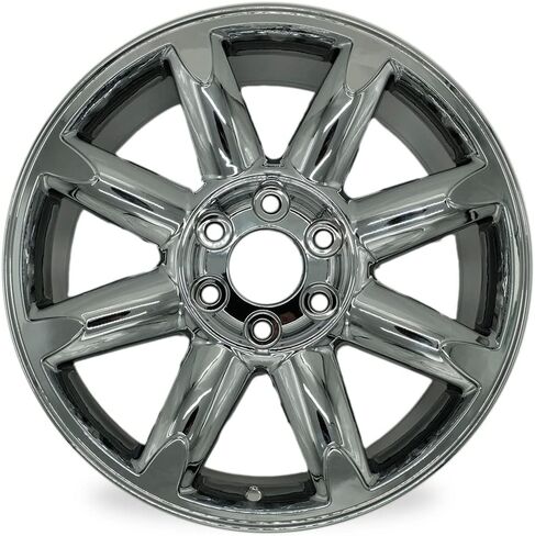 New 20x8.5 Inch 20" Alloy Wheel for 2007–2014 GMC Sierra Denali, Yukon XL 1500 | OEM Design Replacement | Chrome Finish | Set of Front or Rear Replacement Car | Direct Fit - OE Stock Specs | 5304 in Saudi Arabia