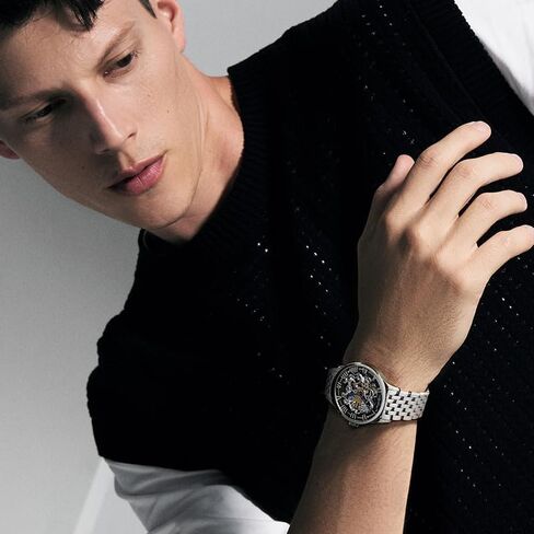 Agelocer Watches Automatic for Men Mechanical Tourbillon Skeleton Watch Men's Wrist Watch Watch Luxury Dress Watch Watches Watches Skeleton Dial in Kuwait