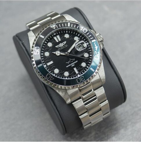 Invicta Men's 30956 Pro Diver Quartz 3 Hand Black Dial Watch in Saudi Arabia