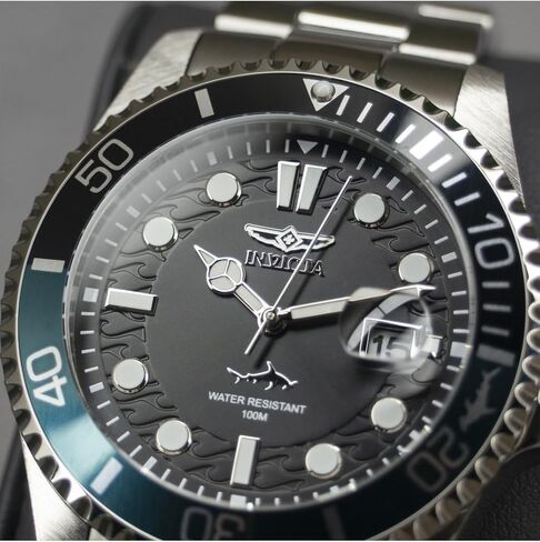 Invicta Men's 30956 Pro Diver Quartz 3 Hand Black Dial Watch in Saudi Arabia