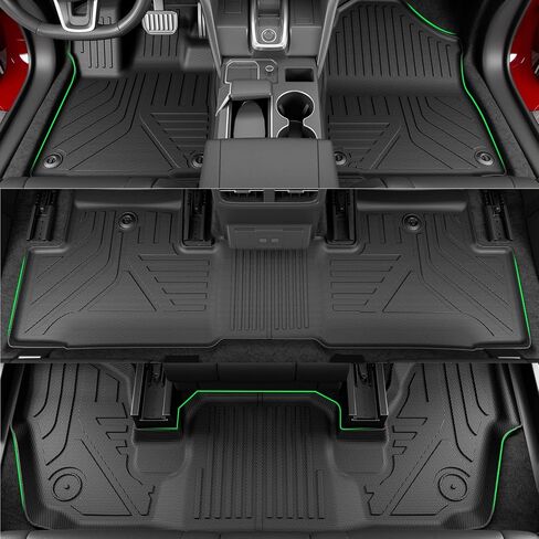 حصيرة الأرضية متوافقة مع 2022-2025 Acura MDX Cargo Mat Planer Liner Backrest Trunk Mat Planer Planer for 2022-2025 Acura MDX Accessories in Saudi Arabia