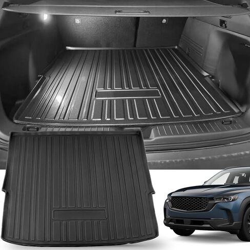 جذع حصيرة البضائع الملحمية ل Mazda CX-50 CX50 2023 2024 2025 حماية السجاد الشحن بطانة جميع الملحقات الجذع الخلفية الجذع. in Saudi Arabia