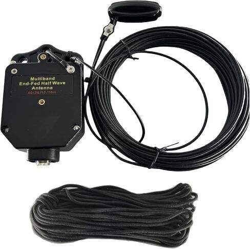 JYR8010-400W نهاية بنك الاحتياطي الفيدرالي هوائي 400 واط هوائي الراديو على الموجات القصيرة 4 الفرقة 10 متر 12 متر 15 متر 17 متر 20 متر 30 متر 40 متر 80 متر سلك طويل هوائي 1:64 Balun in Kuwait