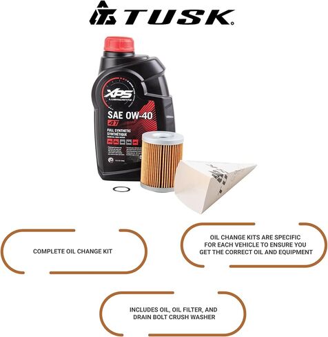 TUSK 4-Stroke Change Kit Can-Am XPS CONTHETIC جميع المناخ لقائد CAN-AM MAX 1000 XT 2014-2022 in Saudi Arabia
