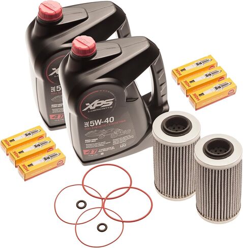 مجموعة تغيير زيت Seadoo مع تصفية O Rings & Spark Plugs RXPX RXTX GTX 300 2 Pack in Kuwait
