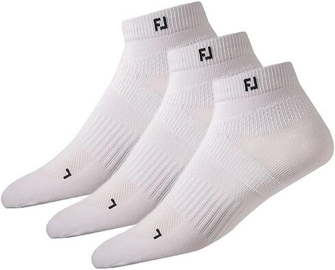 جوارب جولف جولف فوتجوي للرجال الجولة الرياضية ، وايت ، 18501 (3pairs) in Saudi Arabia