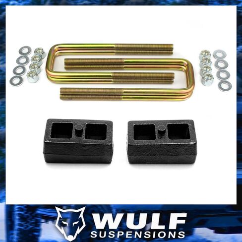 WULF 1 "إلى 3" Front 2 "مجموعة رفع التسوية الخلفية مع مفاتيح الالتواء 1997 إلى 2004 متوافقة مع الطراز دودج داكوتا 4x4 in Saudi Arabia