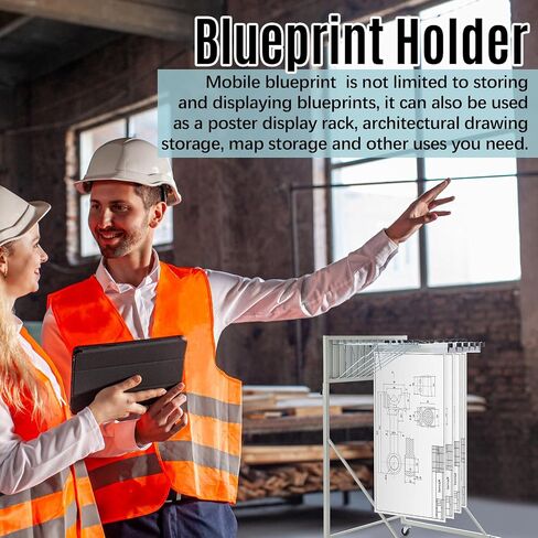Estune 6 Pcs 36 Inches Blueprint Hanging Clamps Blueprint Binding Strips Blueprint Storage for Construction Paper Poster Plans Drawings Arts(36 Inches) in Saudi Arabia