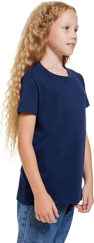 Supasoft Apparel Kids Shirt for Boys Girls Youth Custom Tshits من 6 إلى 18 عامًا ، أضف Text Photo Tee in Kuwait