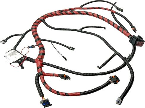 PartsFlow Engine Wiring Harness for Ford F250 F350 F-Super Duty 1994 1995 1996 7.3L S/D Direct Injected Turbo Diesel, Car Wire harness Replace# F6TZ9A451F in Saudi Arabia