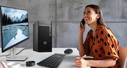 Dell OptiPlex 7010 Plus Tower Computer, Intel i9-12900K, 64GB RAM, 2TB NVMe SSD, USB-C, DisplayPort, HDMI, Built in WiFi, BT, DVDRW, Windows 11 Pro, Black Desktop in Saudi Arabia
