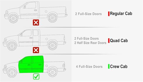 APS Black Running Boards Style Compatible with Ford F150 2001-2003 SuperCrew Cab (Include 04 Heritage) (Nerf Bars Side Steps) 6in Wide in Saudi Arabia