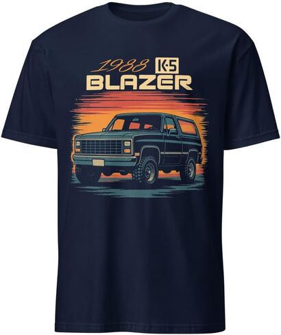 1988 Chevy K5 Blazer Retro Truck Graphic T-Shirt for Old School Car Fans in Saudi Arabia