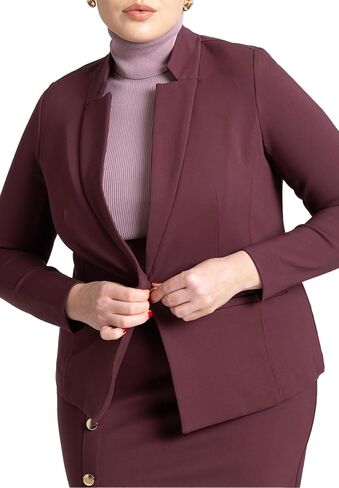Eloquii Women's Plus Size the Ultimate Stretch One Button Blazer in Saudi Arabia
