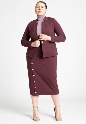 Eloquii Women's Plus Size the Ultimate Stretch One Button Blazer in Saudi Arabia