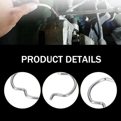 18 PCS 800-801 مقاطع موصل سريعة ، 6-3/8 "6-1/2" 6-5/8 "مقاطع خطوة زيت النقل ، استبدال مقاطع البديل للخرطوم ، Universal لمعظم السيارات (الفضة) in Kuwait