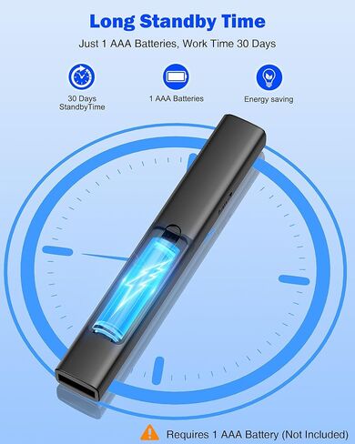 Air Mouse Wireless Presenter, NinjajoyOX Rechargeable Presentation Clicker for Powerpoint Presentations, Presentation Remote with Red Light, Plug & Play Compatible with Laptop, Computer, Mac in Kuwait