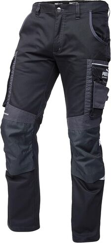 PUMA Workwear Precision X Work Pants for Men - Trousers with Multiple Pockets and Reinforced Knees - Ideal for Craftsmen in Saudi Arabia