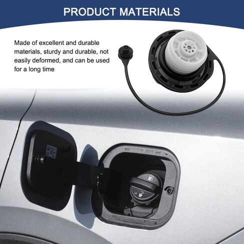 Gas Cap, Fuel Cap, Car Fuel Tank Filler Cover, Car Accessories Fit for Chevy GMC Silverado Sierra 2000-2003 Suburban Yukon 2002-2003 Escalade Avalanche Ref, Replaces OEM# 15763227, GT231 in Saudi Arabia