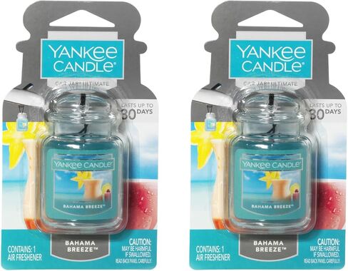 Yankee Candle Car Jar Ultimate ، Bahama Breeze ، 0.96 Oz. (حزمة 2) in Saudi Arabia