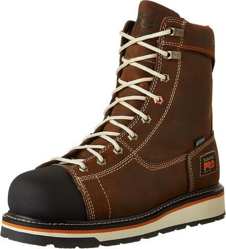 Timberland Pro - Mens Gridworks 8â€ Alloy Safety Toe Waterproof Boot, Size: 11 2E US, Color: Brown in Saudi Arabia