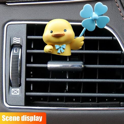 Pig Car Air Fresheners Vent Clips, Cute Rotating Windmill Dashboard Air Vent Trim Clip Accessories, Creative Cartoon Auto Aroma Diffuser Interior Decoration for Car (Pig) in Saudi Arabia